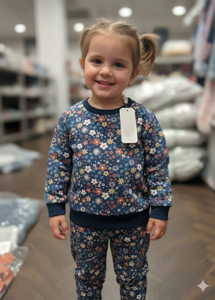 Fleece Blue Star Track suit