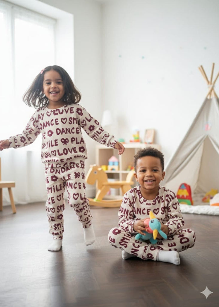 Fleece Graphical Love Track suit