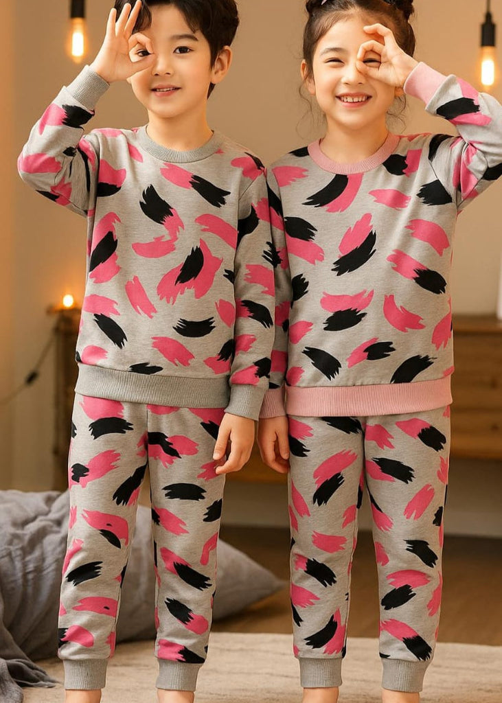 Creative Comfort: Abstract Print Track suit