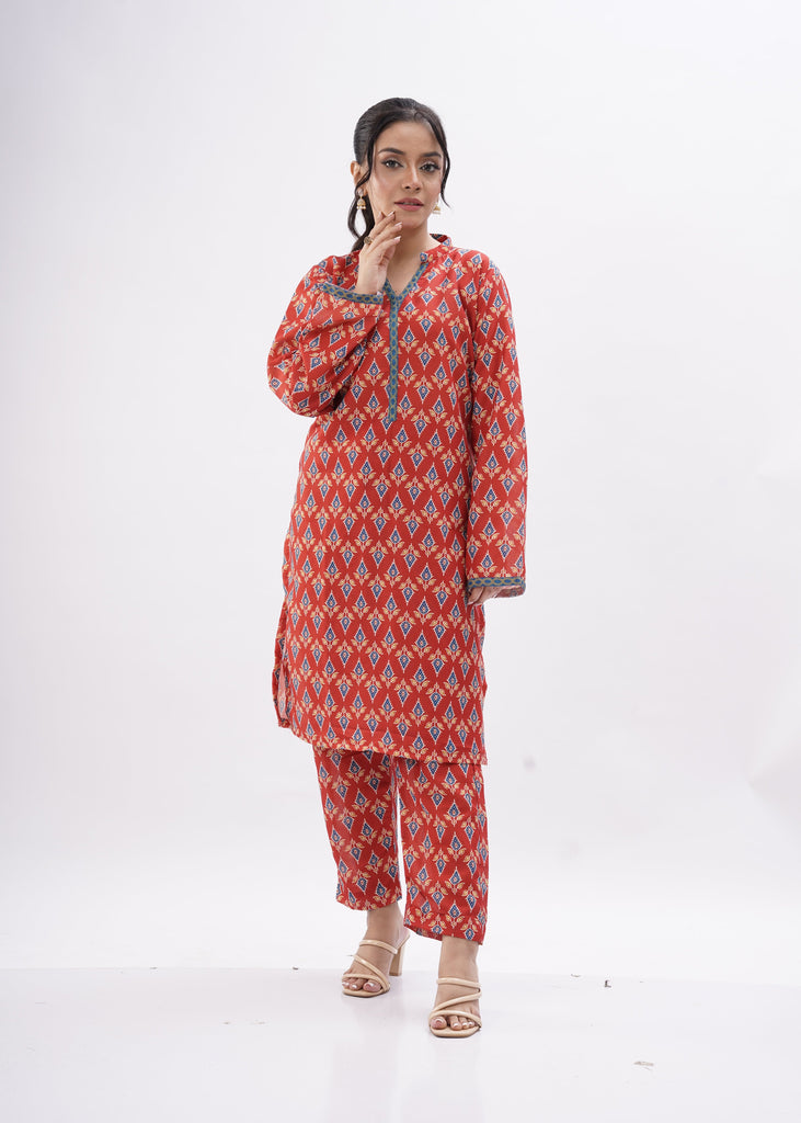 Rust Ember Co-Set – Bold Prints, Everyday Confidence