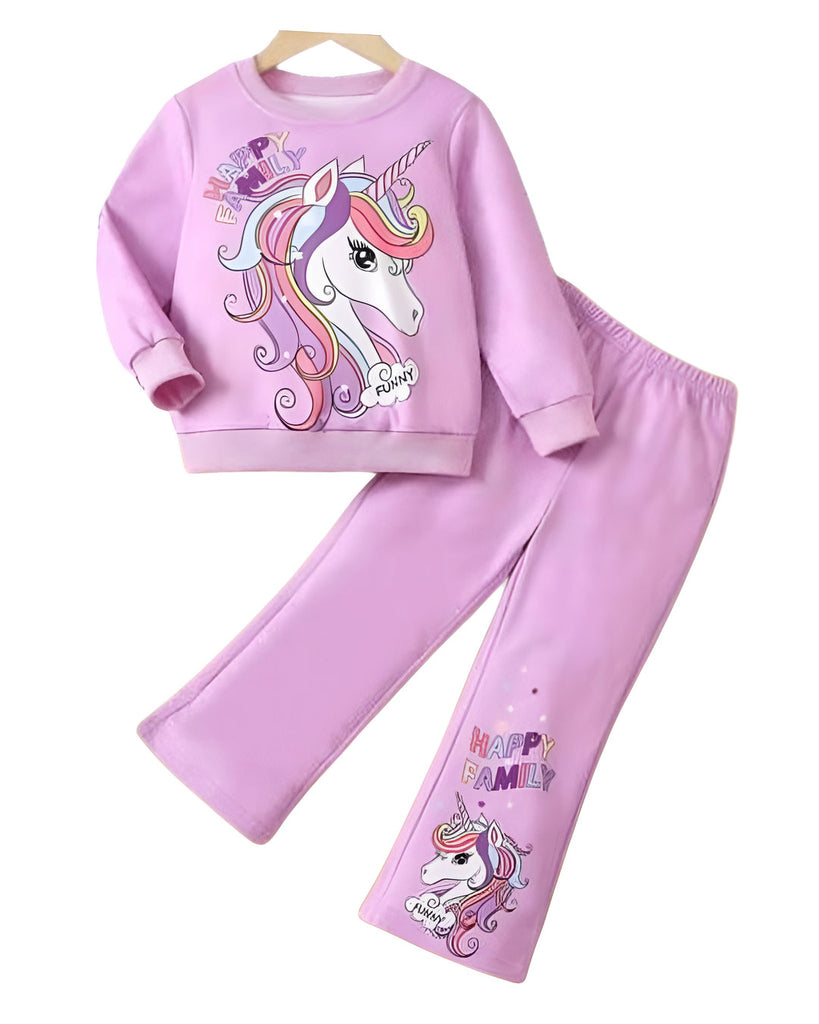 FUNNY UNICORN FLAPPER FLEECE TRACKSUIT
