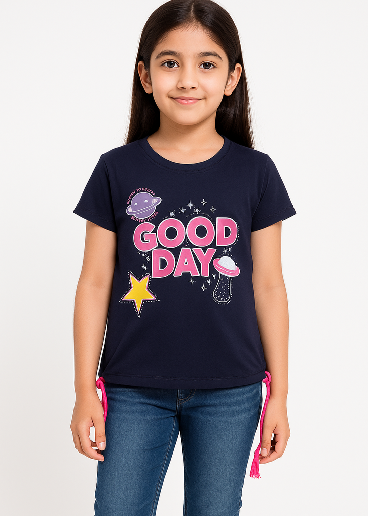 Good Day graphical Tee for Girls (Copy)