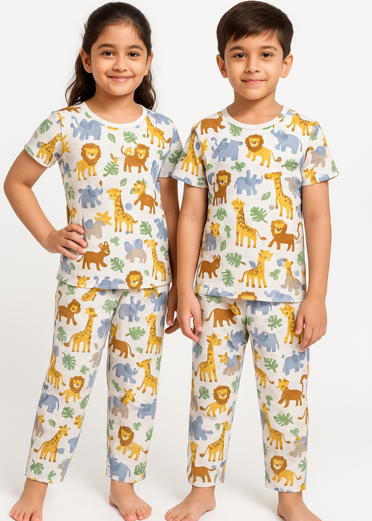 Jungle Buddies Pajama Set