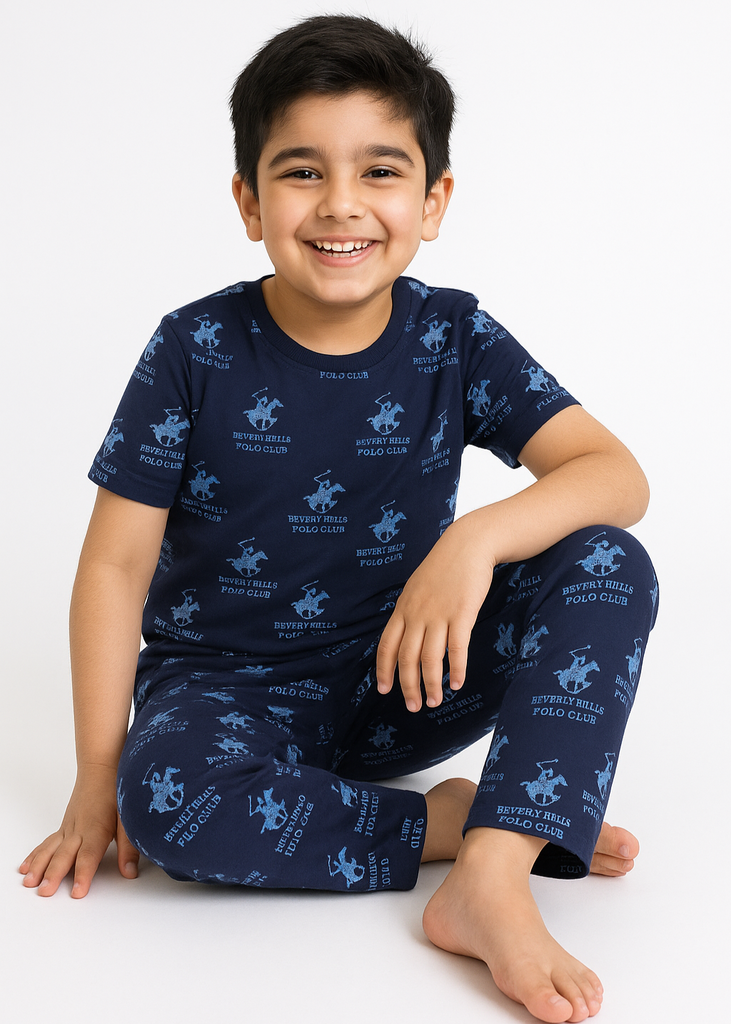 Little Champ Polo Night Suit