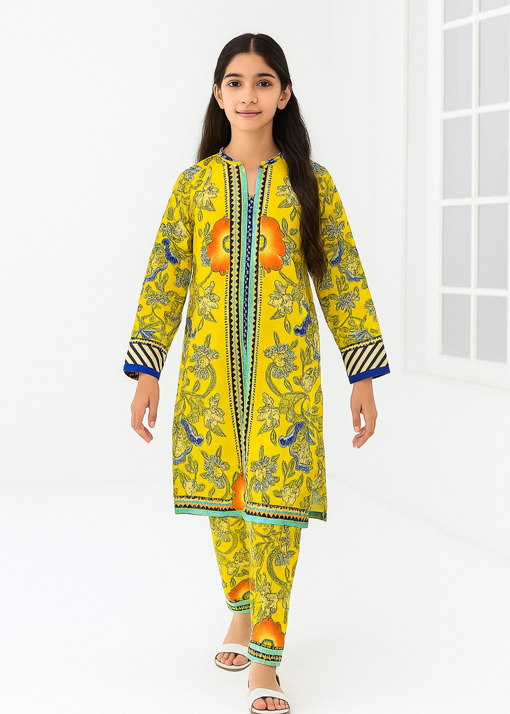 2-Piece Suit – Sunshine Bloom Edition  Co-Ord Set