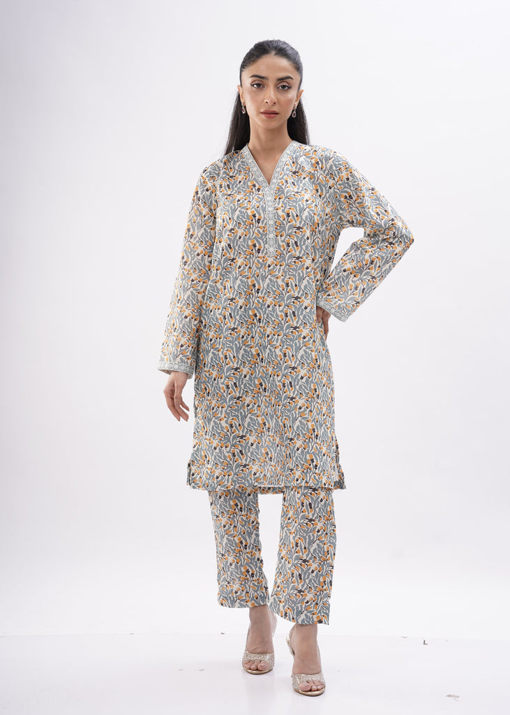 Citrus Charm Co-Set – Fresh Hues for Sunny Days"