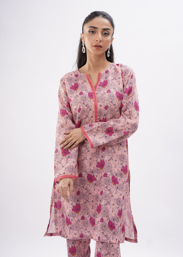 Blush Bloom Co-Set – Soft Tones, Floral Elegance