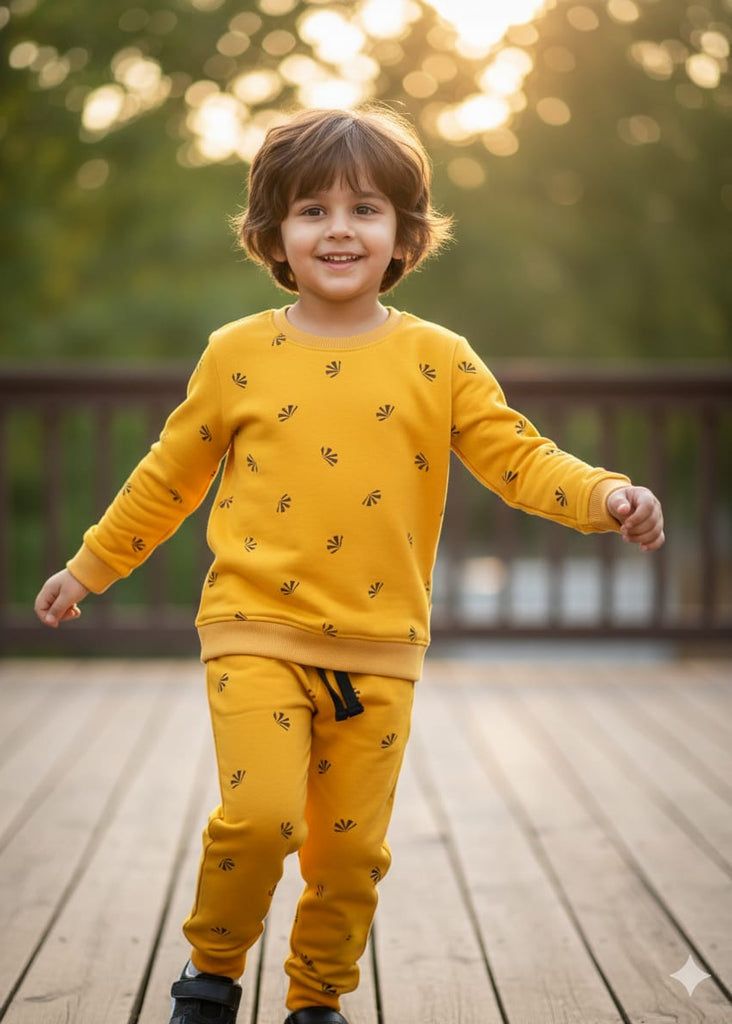 Premium Imported Mustard fusion Track suit