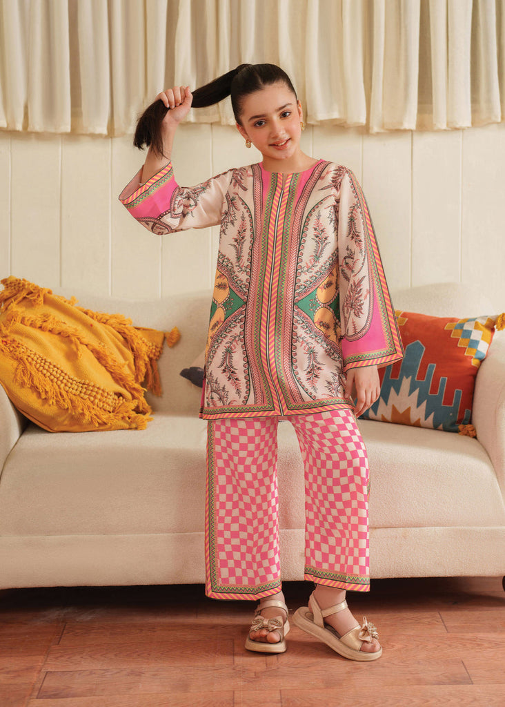 Floren  (Premium Khaddar Mid - Season Fabric)( Kids Edition)