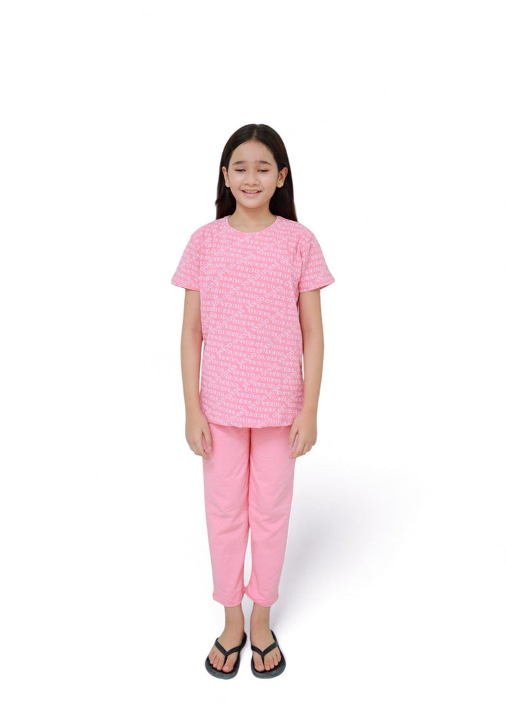 Girl Baby pink Night Suit