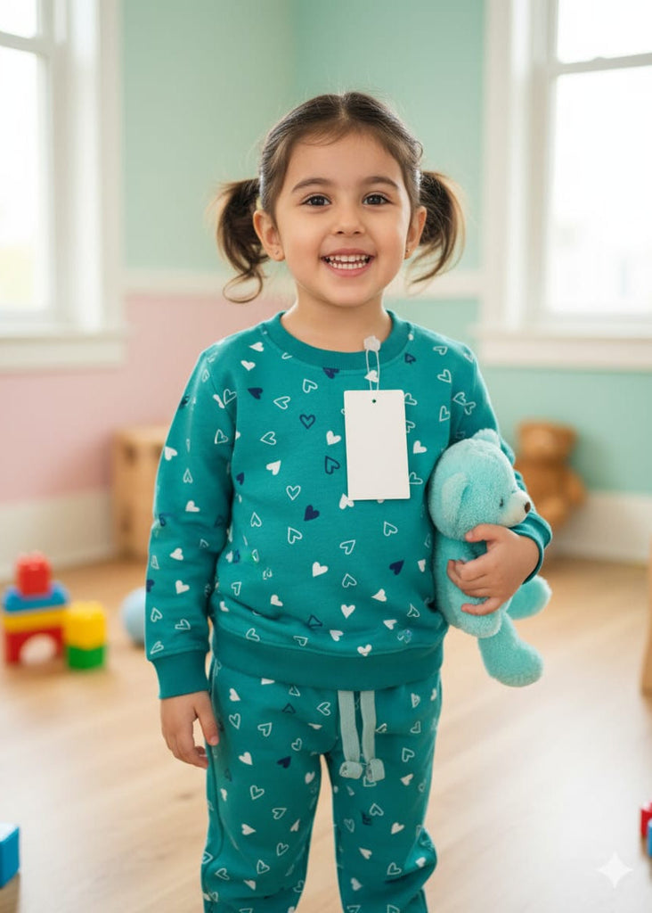 Green Hearts Track suit