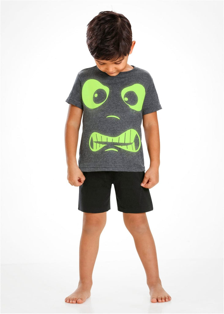 Boys Glow in Dark set With Short Night Suit