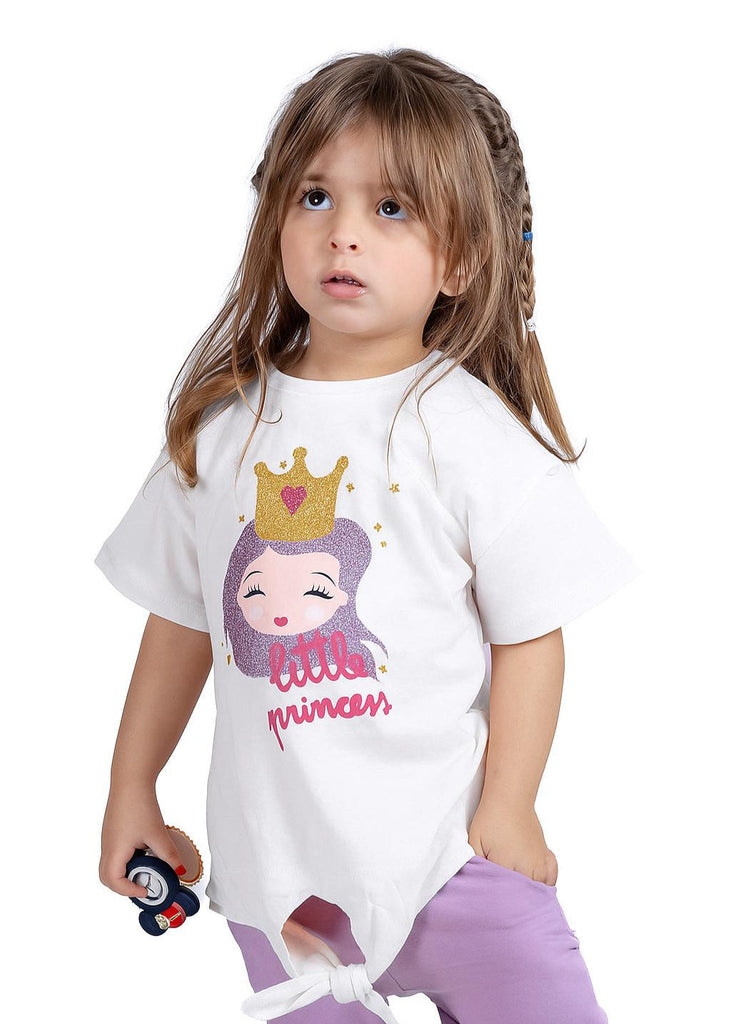 Kid Girls Little Princess T-shirt (Imported Material)