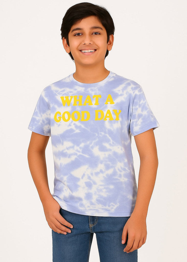 What a Good Day Tie-Dye Tee for Boys (Imported Material)