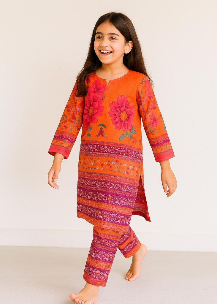 2-Piece Suit – Sunset Bloom Edition  Co-Ord Set