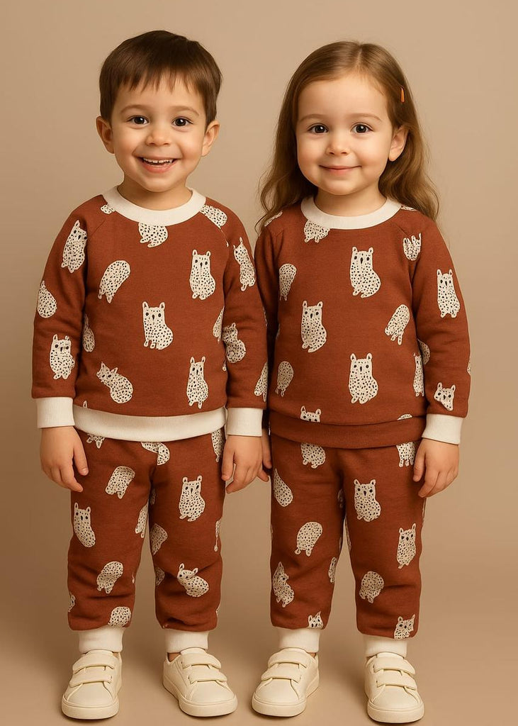 PREMUM iMPORTED Kids Bear Print Track suit