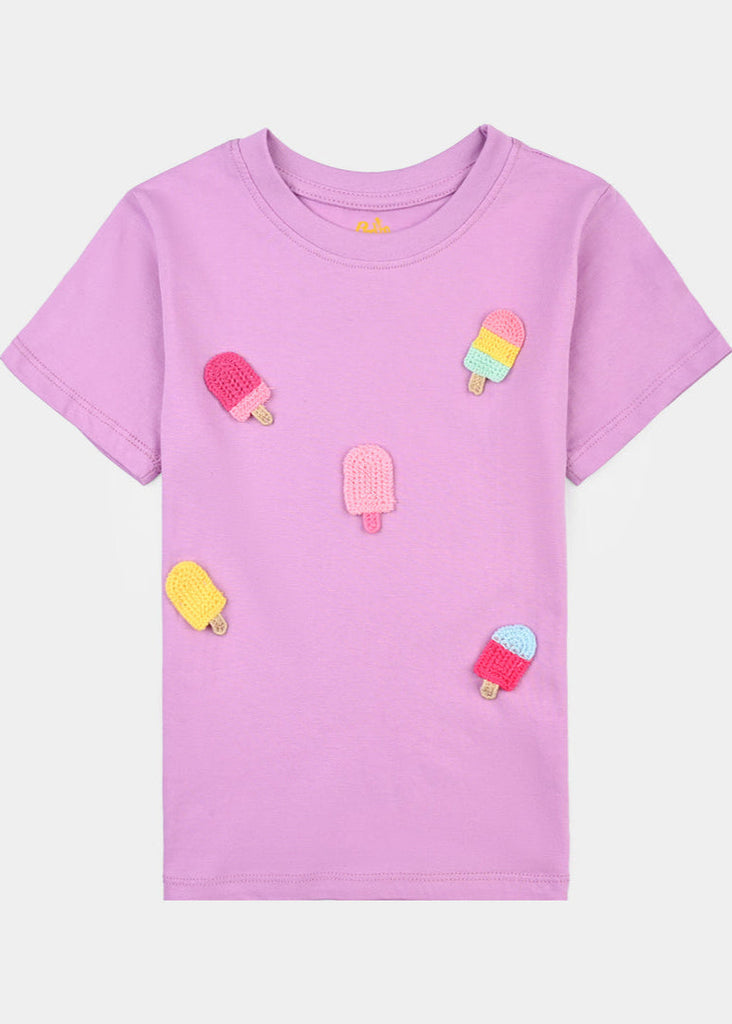 Girls Cotton Jersey T-Shirt H/S Ice Cream