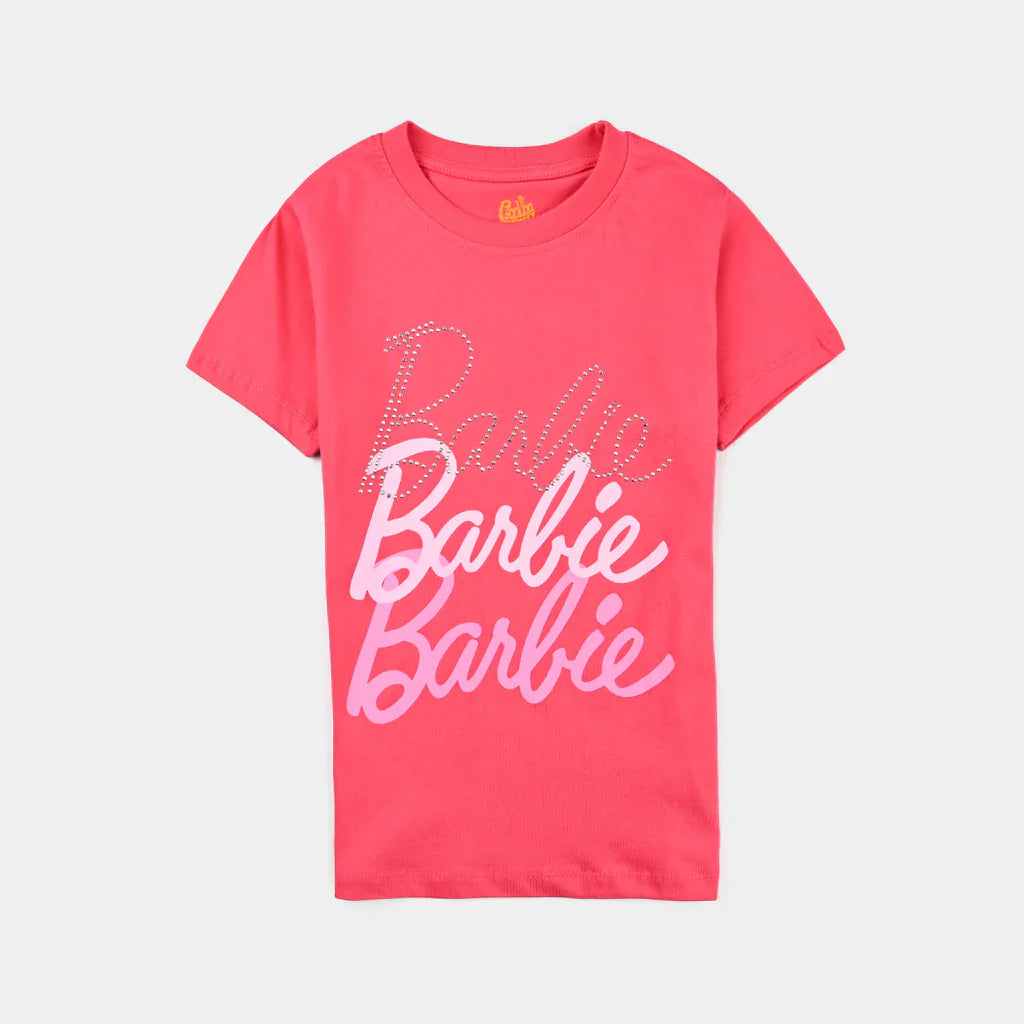 Girls Cotton Jersey T-Shirt H/S